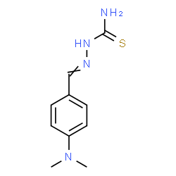 ChemSpider 2D Image | 4-(dimethylamino)benzaldehyde thiosemicarbazone | C10H14N4S