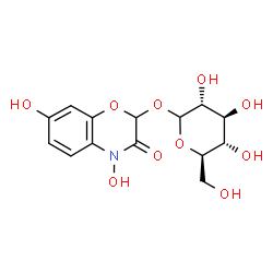 ChemSpider 2D Image | 4,7-Dihydroxy-3-oxo-3,4-dihydro-2H-1,4-benzoxazin-2-yl D-glucopyranoside | C14H17NO10