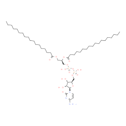 ChemSpider 2D Image | 1,2-dioctadecanoyl-sn-glycero-3-cytidine 5'-diphosphate | C48H89N3O15P2