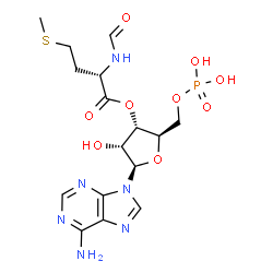 ChemSpider 2D Image | 3'-(N-formyl-L-methionyl)-AMP | C16H23N6O9PS