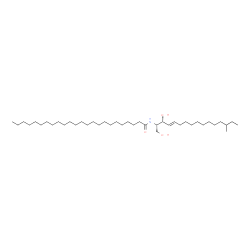 ChemSpider 2D Image | N-tetracosanoyl-14-methylhexadecasphingosine | C41H81NO3