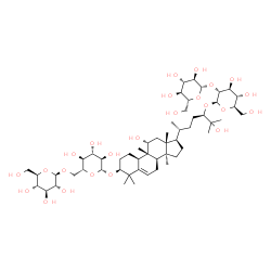 ChemSpider 2D Image | (1S,4R,8beta,9beta,11alpha,24R)-1-{[6-O-(beta-D-Glucopyranosyl)-beta-D-glucopyranosyl]oxy}-11,25-dihydroxy-9,10,14-trimethyl-4,9-cyclo-9,10-secocholest-5-en-24-yl 2-O-beta-D-glucopyranosyl-beta-D-gluc
opyranoside | C54H92O24