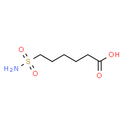 ChemSpider 2D Image | 6-Sulfamoylhexanoic acid | C6H13NO4S