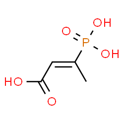 ChemSpider 2D Image | (2E)-3-Phosphono-2-butenoic acid | C4H7O5P