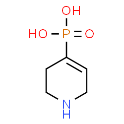 ChemSpider 2D Image | 1,2,3,6-Tetrahydro-4-pyridinylphosphonic acid | C5H10NO3P