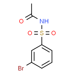 ChemSpider 2D Image | N-[(3-Bromophenyl)sulfonyl]acetamide | C8H8BrNO3S