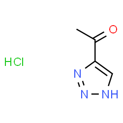 ChemSpider 2D Image | 1-(1H-1,2,3-Triazol-4-yl)ethanone hydrochloride (1:1) | C4H6ClN3O