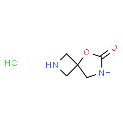 ChemSpider 2D Image | 5-Oxa-2,7-diazaspiro[3.4]octan-6-one hydrochloride (1:1) | C5H9ClN2O2
