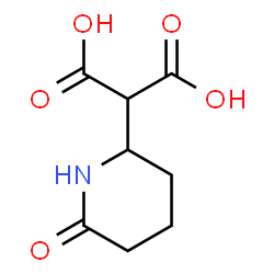 ChemSpider 2D Image | (6-Oxo-2-piperidinyl)malonic acid | C8H11NO5