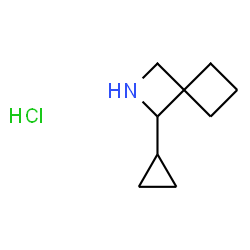 ChemSpider 2D Image | 1-cyclopropyl-2-azaspiro[3.3]heptane hydrochloride | C9H16ClN