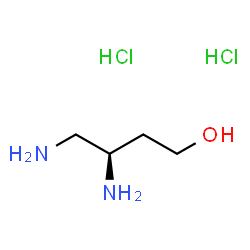 ChemSpider 2D Image | (3R)-3,4-Diamino-1-butanol dihydrochloride | C4H14Cl2N2O