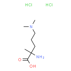ChemSpider 2D Image | N~5~,N~5~,2-Trimethylornithine dihydrochloride | C8H20Cl2N2O2