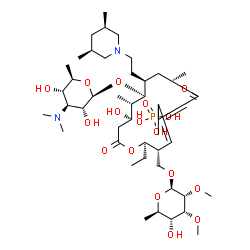 ChemSpider 2D Image | Tilmicosin (phosphate) | C46H83N2O17P