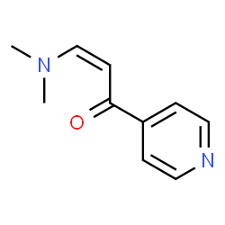 ChemSpider 2D Image | (2Z)-3-(Dimethylamino)-1-(4-pyridinyl)-2-propen-1-one | C10H12N2O