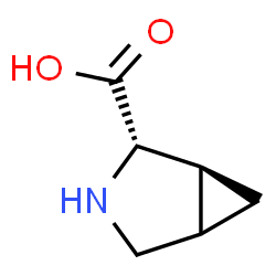 ChemSpider 2D Image | (1S,2S)-3-Azabicyclo[3.1.0]hexane-2-carboxylic acid | C6H9NO2