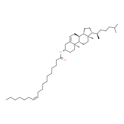 ChemSpider 2D Image | (3beta)-Cholest-5-en-3-yl (11Z)-11-octadecenoate | C45H78O2
