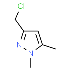 ChemSpider 2D Image | 3-(chloromethyl)-1,5-dimethylpyrazole | C6H9ClN2
