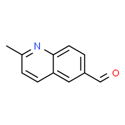 ChemSpider 2D Image | 2-Methyl-6-quinolinecarbaldehyde | C11H9NO