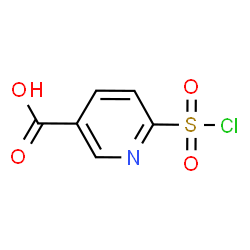 ChemSpider 2D Image | 6-(Chlorosulfonyl)nicotinic acid | C6H4ClNO4S