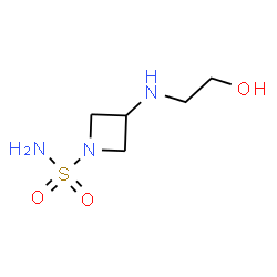 ChemSpider 2D Image | 3-[(2-Hydroxyethyl)amino]-1-azetidinesulfonamide | C5H13N3O3S