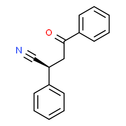 ChemSpider 2D Image | (2S)-4-Oxo-2,4-diphenylbutanenitrile | C16H13NO