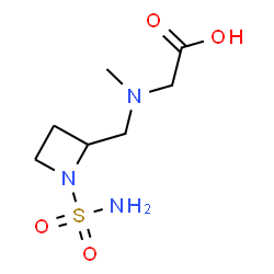 ChemSpider 2D Image | N-Methyl-N-[(1-sulfamoyl-2-azetidinyl)methyl]glycine | C7H15N3O4S