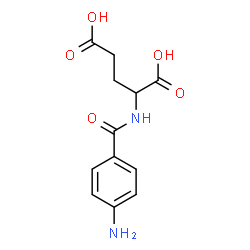 ChemSpider 2D Image | 4-aminobenzoylglutamic acid | C12H14N2O5