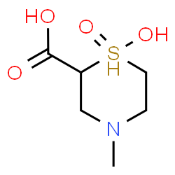 ChemSpider 2D Image | 1-hydroxy-4-methyl-1-oxo-1$l^{5},4-thiazinane-2-carboxylic acid | C6H12NO4S
