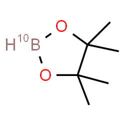 ChemSpider 2D Image | 4,4,5,5-Tetramethyl(~10~B)-1,3,2-dioxaborolane | C6H1310BO2
