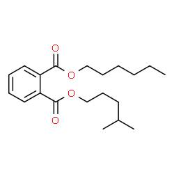 ChemSpider 2D Image | Hexyl 4-methylpentyl phthalate | C20H30O4