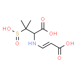 ChemSpider 2D Image | N-[(E)-2-Carboxyvinyl]-3-sulfinovaline | C8H13NO6S