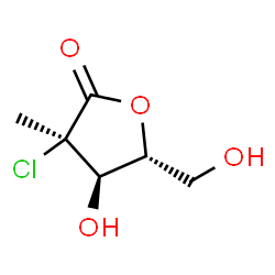 ChemSpider 2D Image | (3R,4R,5R)-3-Chloro-4-hydroxy-5-(hydroxymethyl)-3-methyldihydro-2(3H)-furanone (non-preferred name) | C6H9ClO4