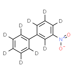 ChemSpider 2D Image | 3-Nitro(~2~H_9_)biphenyl | C12D9NO2