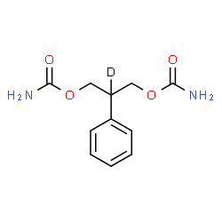 ChemSpider 2D Image | 2-Phenyl(2-~2~H)-1,3-propanediyl dicarbamate | C11H13DN2O4