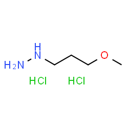 ChemSpider 2D Image | (3-Methoxypropyl)hydrazine dihydrochloride | C4H14Cl2N2O
