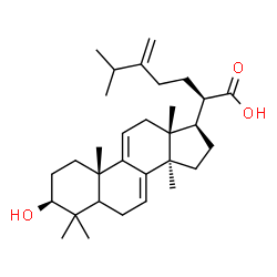 ChemSpider 2D Image | (3beta,5xi)-3-Hydroxy-24-methylenelanosta-7,9(11)-dien-21-oic acid | C31H48O3