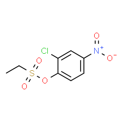 ChemSpider 2D Image | 2-Chloro-4-nitrophenyl ethanesulfonate | C8H8ClNO5S