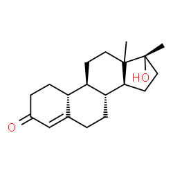 ChemSpider 2D Image | (13xi,17alpha)-17-Hydroxy-17-methylestr-4-en-3-one | C19H28O2