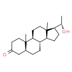 ChemSpider 2D Image | (5alpha,10xi,13xi,20S)-20-Hydroxypregnan-3-one | C21H34O2