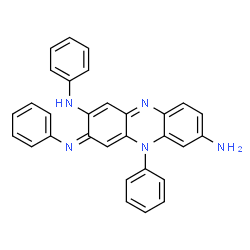 ChemSpider 2D Image | (3Z)-N~2~,5-Diphenyl-3-(phenylimino)-3,5-dihydro-2,7-phenazinediamine | C30H23N5