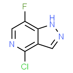 ChemSpider 2D Image | 4-Chloro-7-fluoro-1H-pyrazolo[4,3-c]pyridine | C6H3ClFN3