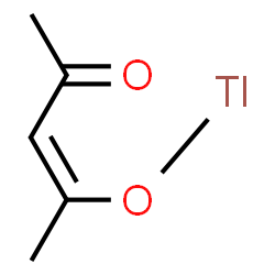 ChemSpider 2D Image | Thallium(1+) (2Z)-4-oxo-2-penten-2-olate | C5H7O2Tl