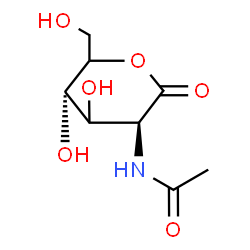 ChemSpider 2D Image | N-Acetylglucosamino-1,5-lactone | C8H13NO6