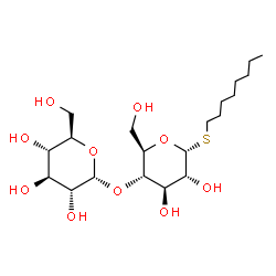 ChemSpider 2D Image | Octyl 4-O-alpha-D-glucopyranosyl-1-thio-alpha-D-glucopyranoside | C20H38O10S