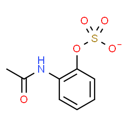 ChemSpider 2D Image | 2-Acetamidophenyl sulfate | C8H8NO5S