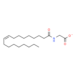 ChemSpider 2D Image | [(9Z)-9-Octadecenoylamino]acetate | C20H36NO3