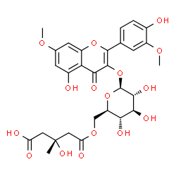 ChemSpider 2D Image | Viscumneoside IV | C29H32O16