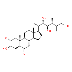 ChemSpider 2D Image | 26-hydroxycastasterone | C28H48O6
