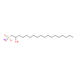 ChemSpider 2D Image | SODIUM 2-HYDROXYOCTADECANESULFONATE | C18H37NaO4S
