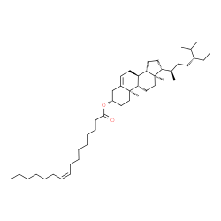 ChemSpider 2D Image | (3beta)-Stigmast-5-en-3-yl (9Z)-9-hexadecenoate | C45H78O2